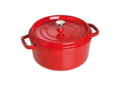 Cocotte STAUB ronde 24 cm cerise...