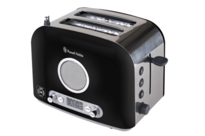 Toaster RUSSELL HOBBS radio MP3 noir pour 60€
