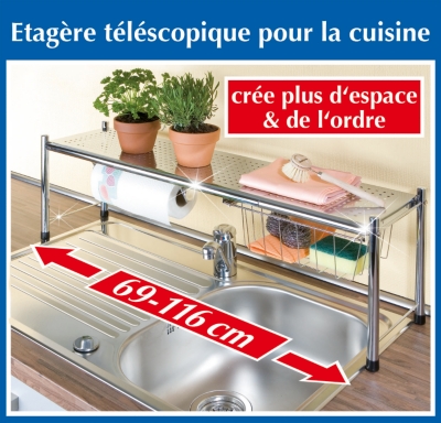 Etagère extensible pour évier EXPANDO   