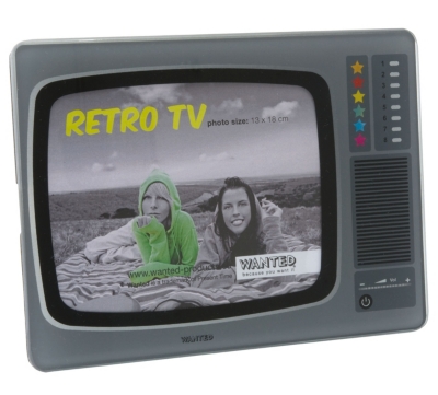 Cadre photo TV Rétro PRESENT TIME   