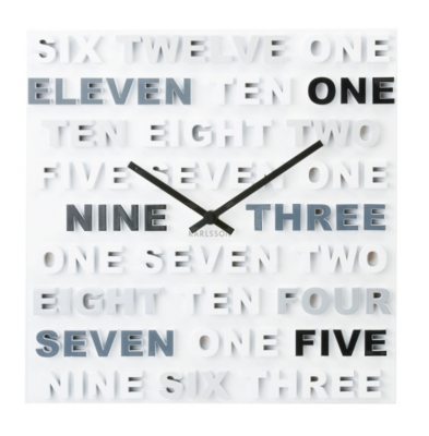 Horloge One Two Three KARLSSON   