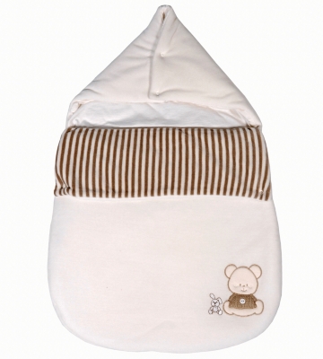 Nid d'ange velours coton bio Teddy   
