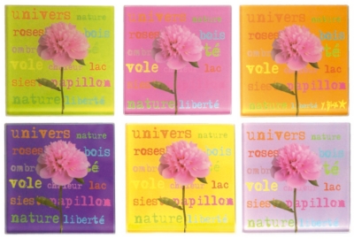 Dessous de verres Pivoines INCID...