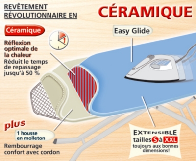 Housse de repassage céramique universelle co...