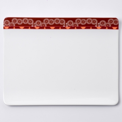 Lot de 6 assiettes plates rectangulaires Meij...