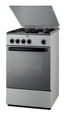 Cuisinière FAURE FCG560GS gaz finition silve...