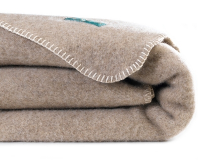 Couverture laine sans teinture Aubrac OURSON, 4 coloris (écologique) pour 139€