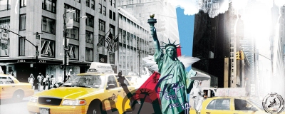 Cadre toile cartonnée Dream City JJ MOAT TI 