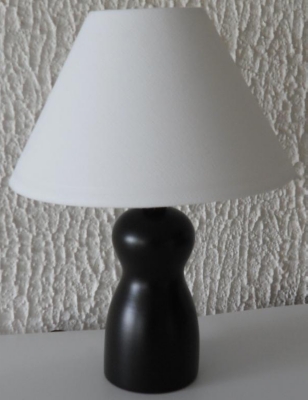 Lampe à poser Quille, noir   