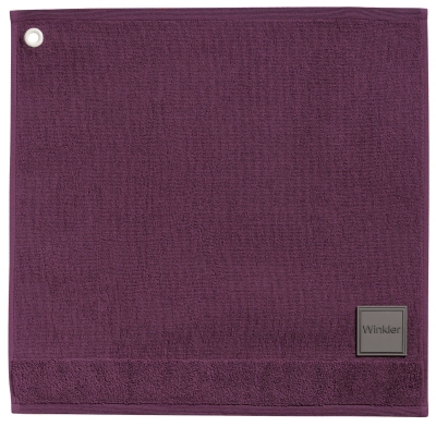 Essuie-mains Curl, aubergine 