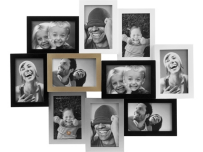 Cadre photo multi couleur or PRE...