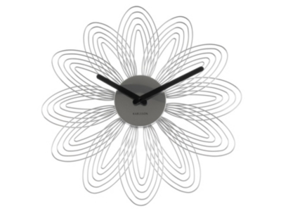 Horloge Multipétal métal chrom...