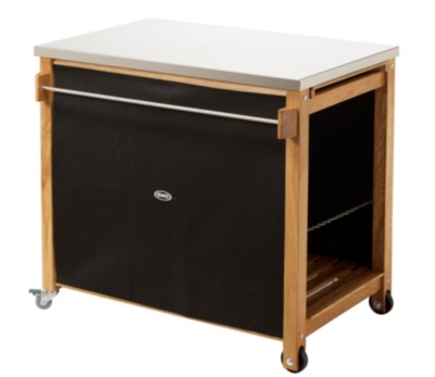 Chariot chêne/inox ENO pour Plancha 