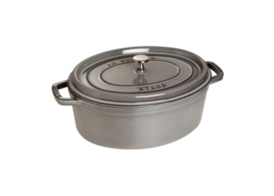 Cocotte  ovale STAUB 31 cm gris ...