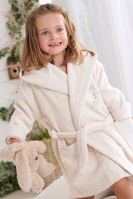 Peignoir coton bio Princesse des Fleurs ECOLO...