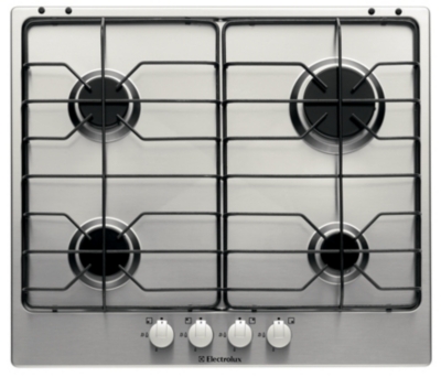 Table ELECTROLUX  EHG6415X1 Gaz  4 foyers fin...