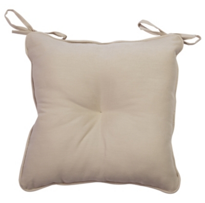 Coussin de chaise Romy, coloris naturel 