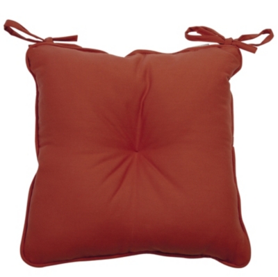 Coussin de chaise Romy, coloris tomette 