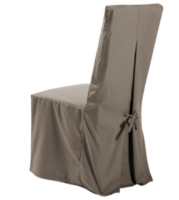 Housse universelle de chaise Noémie, taupe