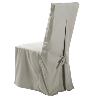 Housse universelle de chaise Noémie, naturel