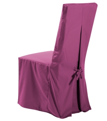 Housse universelle de chaise Noémie, cassis
