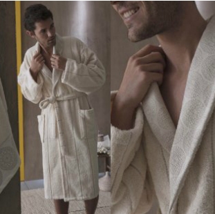 Peignoir coton bio Hammam Ecolo Addict 