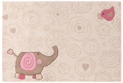 Tapis Happy Zoo Elephant SIGIKID, beige 