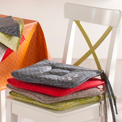 Lot de 2 galettes de chaise Iris NYDEL 