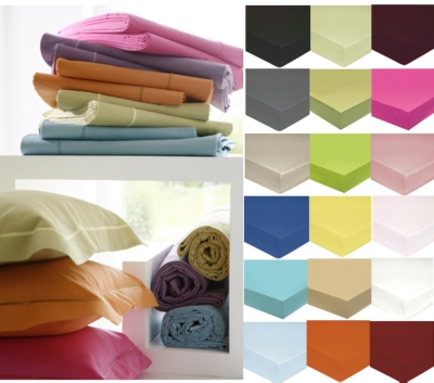 Drap housse Coton BLANC DES VOSG...