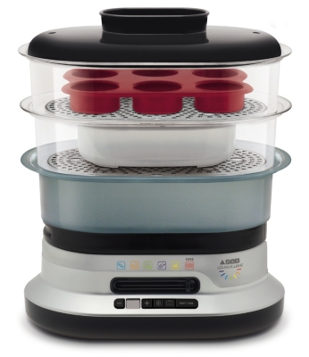 Cuiseur vapeur SEB Steam'n light 3 bols VC303...