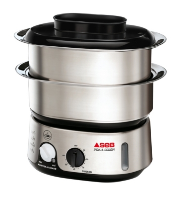 Cuiseur vapeur SEB Simply Invents 2 bols inox...