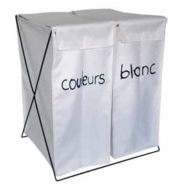 Bac à linge double compartiment INCIDENC E 