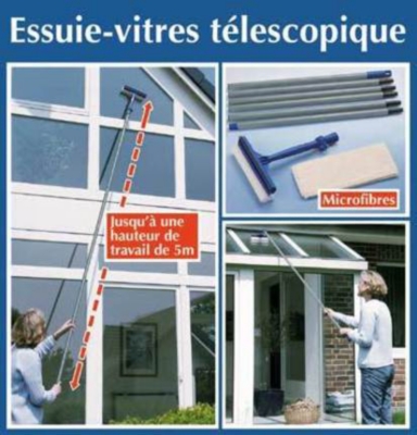 Essuie vitres télescopique   