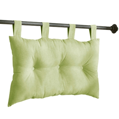 Tête de lit capitonnée anis 65x45   