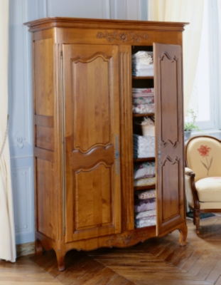 L'armoire Amboise 1/2 lingère 1/2 penderie m...