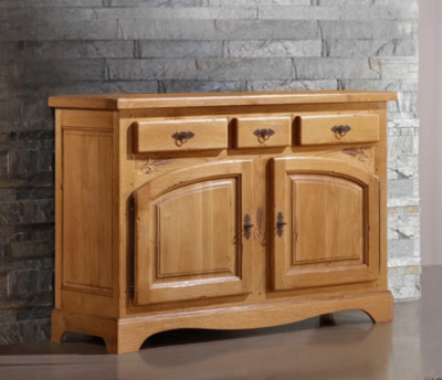 Buffet 2 portes 3 tiroirs Aubrac 
