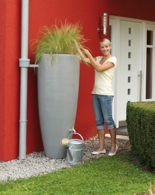 Kit récupérateur d'eau 2 en 1 avec bac à f...
