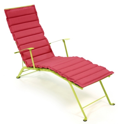 Lot de 2 coussins d'assise chaise longueBistr...