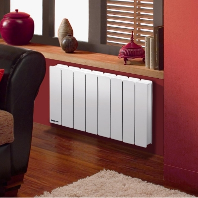 Radiateur fonte active&reg; Bellagio 2 NOIROT bas blanc