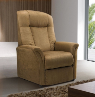 Fauteuil de relaxation électrique Caramel av...