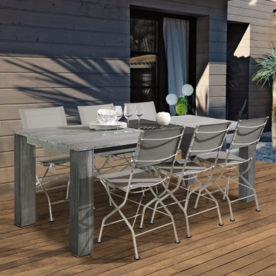 Table rectangulaire Havana 200 x 100 cm , euc...