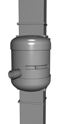 Collecteur filtrant QUATTRO TWISTcoloris gris