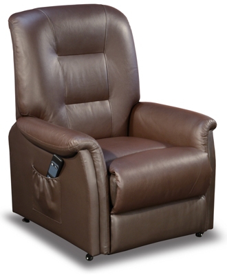 Fauteuil électrique cuir Collioure, option r...