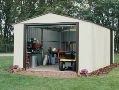 Garage métal galvanisé 19 m2 CHALET-JARDIN