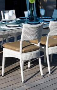 Lot de 2 chaises empilables Corsica  VLAEMYNC...