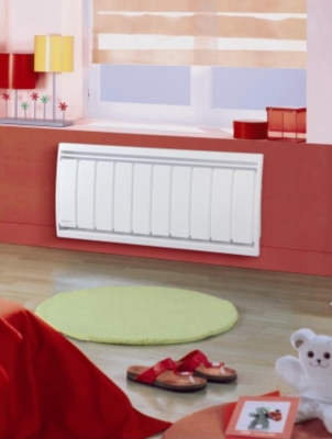 Radiateur fonte active&reg; Calidou Plus NOIROT bas blanc, 3 puissances.