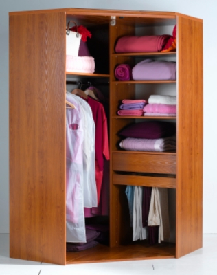 Armoire d'angle Déclic grande largeur   