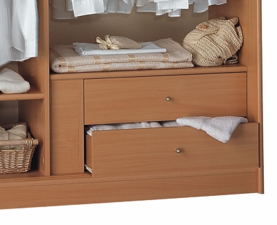 Otion bloc 2 tiroirs pour armoire Dona  large...