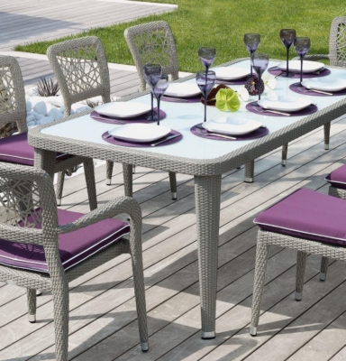 Table rectangulaire 200 x 100 cm Diamant  R.V...