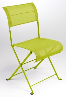 Lot de 2 chaises pliantes acier/toile   Batyl...